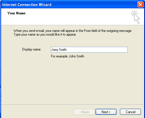 Outlook Express startup screen