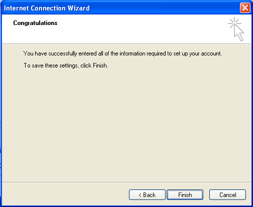 Outlook Express startup screen